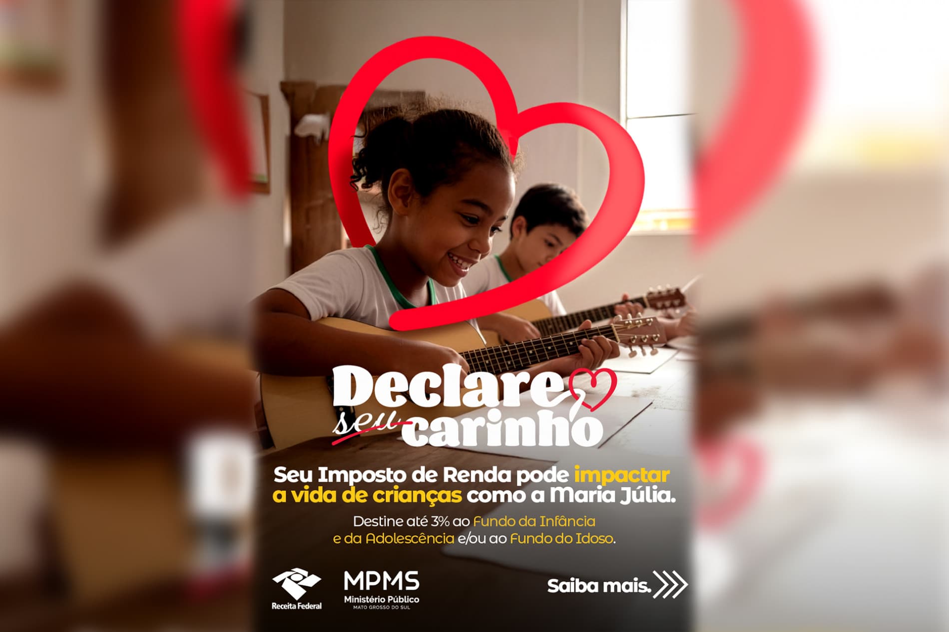 Câmara de Chapadão do Sul reforça apoio à campanha “Declare Seu Carinho” e incentiva destinação do Imposto de Renda para fundos sociais